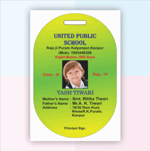 Acrylic ID Card Design No. SE008 Download
