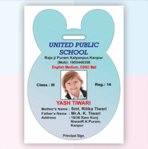 Acrylic ID Card Design No. SE011 Download
