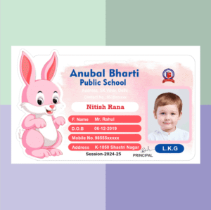 Acrylic ID Card Rabbit Design Download