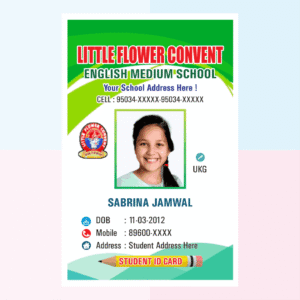Acrylic ID Card Rectangle Design Download 001