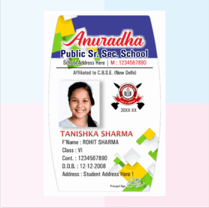 Acrylic ID Card Rectangle Design Download 003