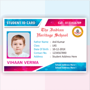 Acrylic ID Card Rectangle Design Download 007