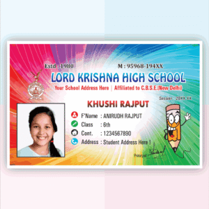 Acrylic ID Card Rectangle Design Download 008
