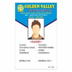 ID Card Format For School Students No. 11