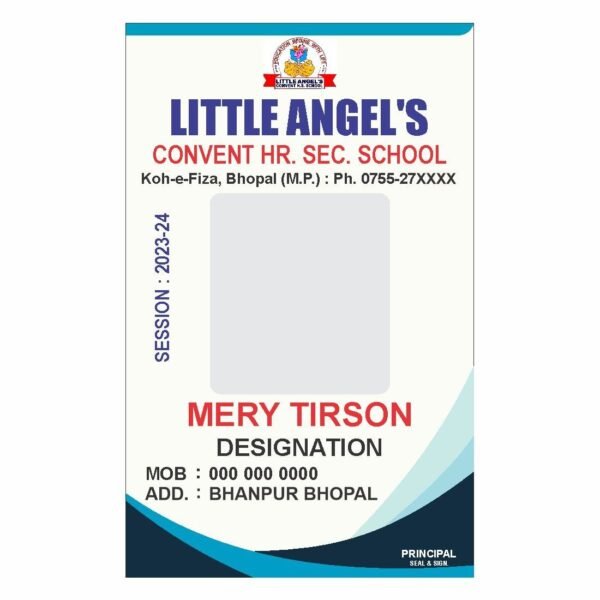 ID Card Format For School Students No. 13