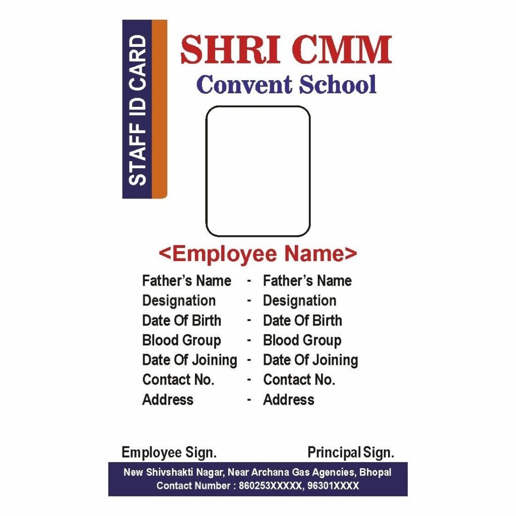 ID Card Format For School Students No. 27 - cdrbundle.com