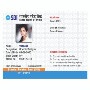 ID Card Format For School Students No. 46