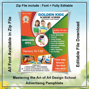 School Admission Open Poster Design Download