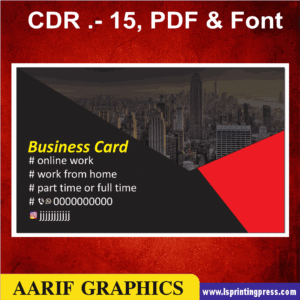 building visiting card business card flex banner