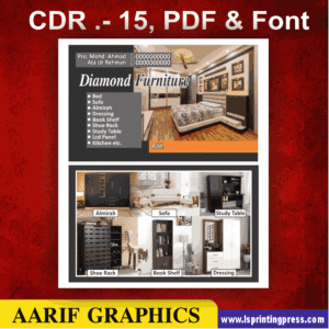 furniture visiting card business card flex banner