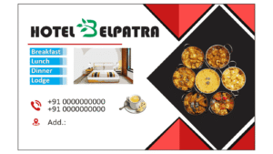 hotel visiting card business card design