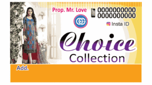 ladice suit collection visiting card business card design