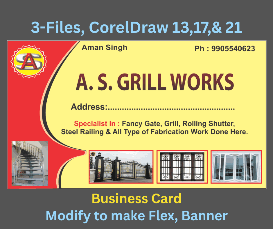 Grill Works Business / Visiting Card