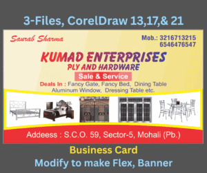Furniture & Plywood Shop Business Card