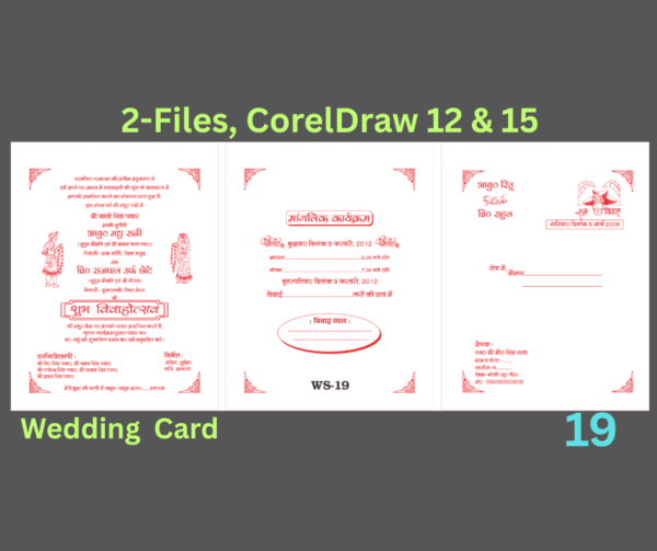 Fancy Hindu Wedding Card-19