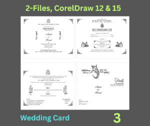 Fancy Hindu Wedding Card