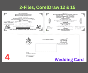Fancy Hindu Wedding Card