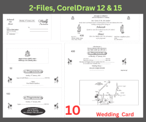 Fancy Hindu Wedding Card