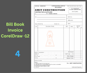 Bill Book - Invoice 4