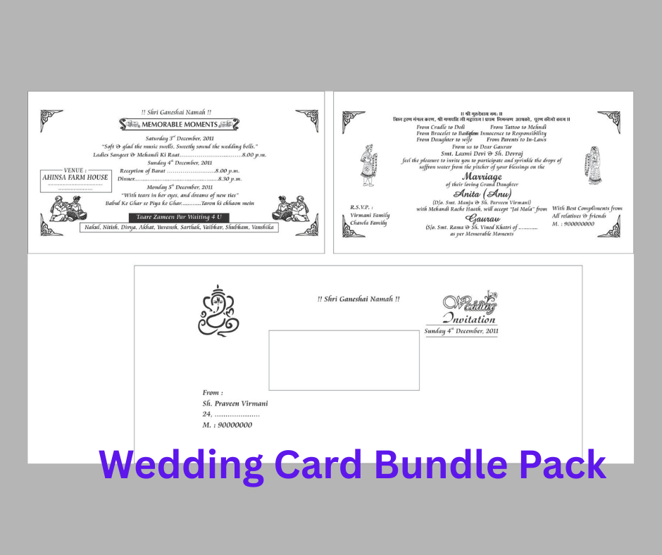 Wedding Card Bundle Pack-1 - Image 7