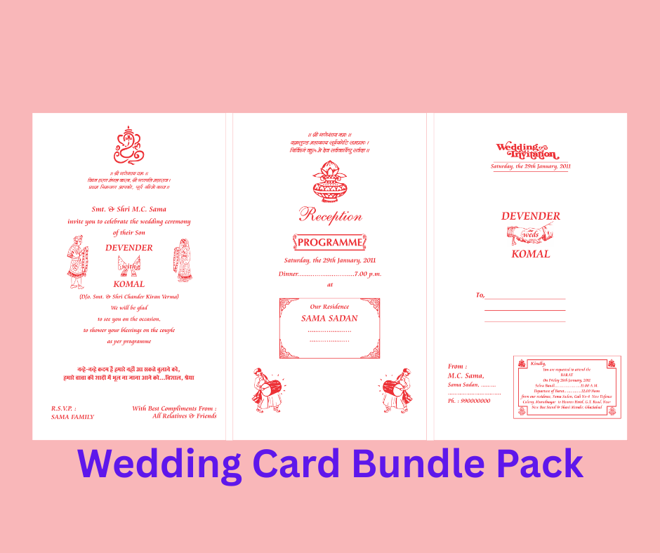 Wedding Card Bundle Pack-1 - Image 6