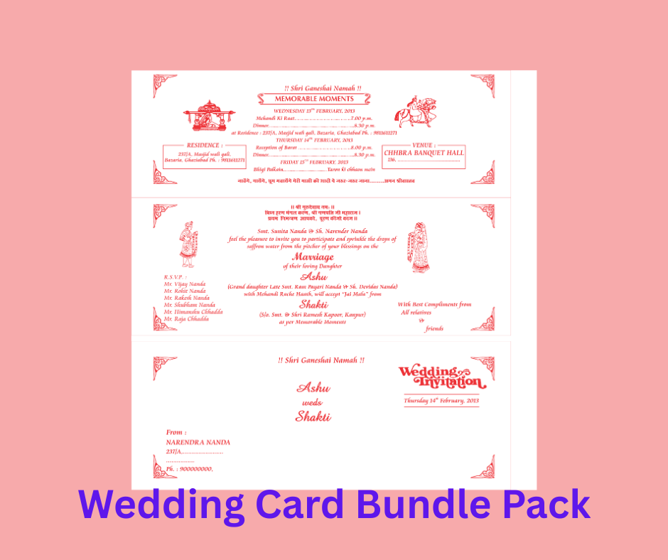 Wedding Card Bundle Pack-1 - Image 5