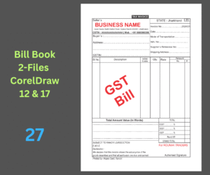 GST Bill Book - 27