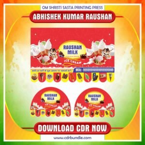 Ice Cream Cart Banner Design