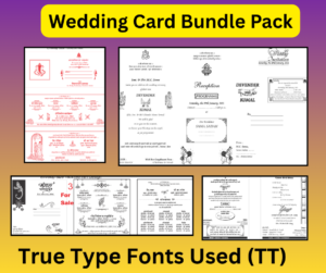 Wedding Card Bundle Pack-1